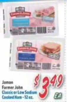 La Bonita Supermarkets Jamon Farmer John Classic or Low Sodium Cooked Ham offer
