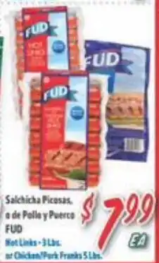 La Bonita Supermarkets Fud hot links offer