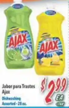 La Bonita Supermarkets Ajax dishwashing assorted offer