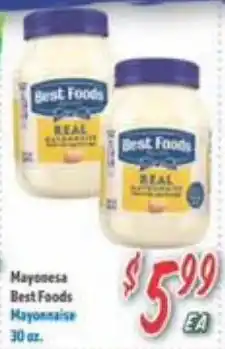 La Bonita Supermarkets Best Foods Mayonnaise offer
