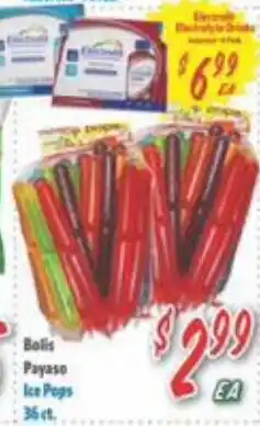 La Bonita Supermarkets Bolis Payaso Ice Pops offer