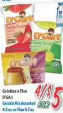 La Bonita Supermarkets D'Gari Gelatin Mix Assorted offer