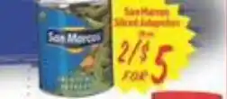 La Bonita Supermarkets San Marcos sliced jalapeños offer