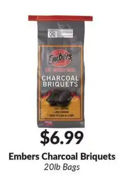 Woodman's Embers Charcoal Briquets offer