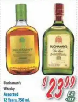 La Bonita Supermarkets Buchanan's Whisky Assorted offer