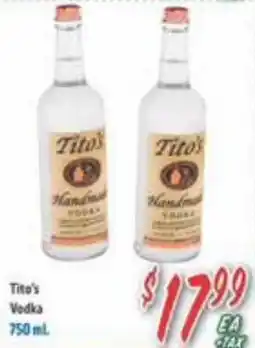 La Bonita Supermarkets Tito's Vodka offer