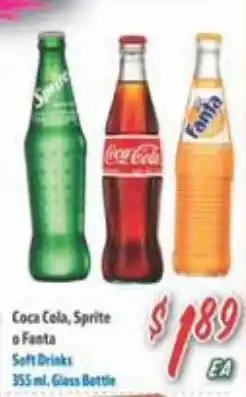 La Bonita Supermarkets Coca Cola, Sprite or Fanta Soft Drinks offer