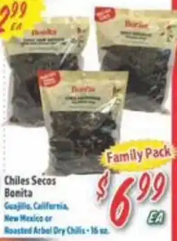 La Bonita Supermarkets Chiles Secos Bonita offer
