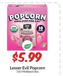 Woodman's Lesser Evil Popcorn offer