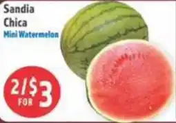 La Bonita Supermarkets Sandia Chica Mini Watermelon offer