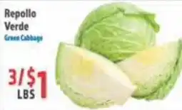 La Bonita Supermarkets Green Cabbage offer