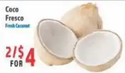La Bonita Supermarkets Coco Fresco fresh coconut offer