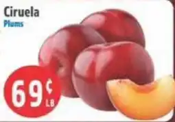 La Bonita Supermarkets Ciruela Plums offer
