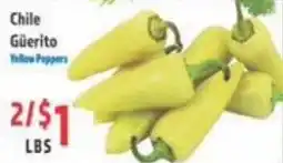 La Bonita Supermarkets Chile Guerito Yellow Peppers offer