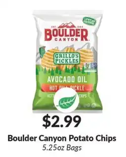 Woodman's Boulder Canyon Potato Chips offer