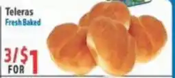 La Bonita Supermarkets Teleras Fresh Baked offer