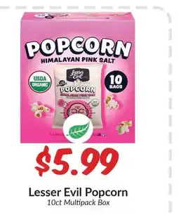 Woodman's Lesser Evil Popcorn offer