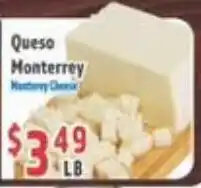 La Bonita Supermarkets Queso Monterrey Monterey Cheese offer
