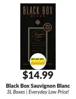 Woodman's Black Box Sauvignon Blanc offer