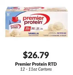 Woodman's Premier Protein RTD offer