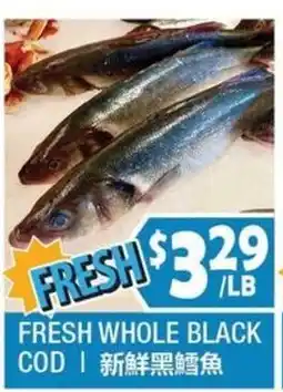 99 Ranch Fresh whole black cod offer