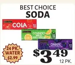 Harter House Best Choice Soda offer