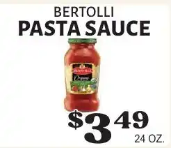 Harter House Bertolli pasta sauce offer