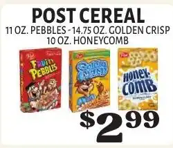 Harter House Post cereal offer