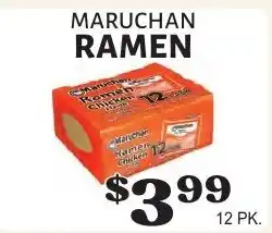 Harter House Maruchan ramen offer