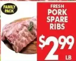 Associated Fresh Pork Spare Ribs offer