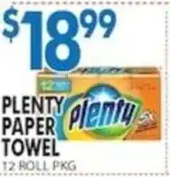 Associated Plenty paper towel offer