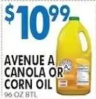 Associated Avenue A Canola Or Corn Oil offer