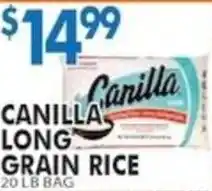 Associated Canilla long grain rice offer