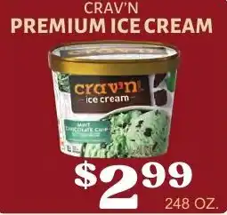 Harter House Cra'v'n premium ice cream offer