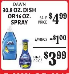 Harter House Dawn dish or spray offer