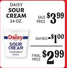Harter House Daisy sour cream offer