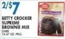 Associated Betty Crocker supreme brownie mix offer