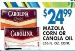 Associated Carolina corn or canola oil offer