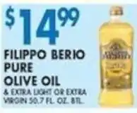 Associated Filippo Berio pure olive oil offer