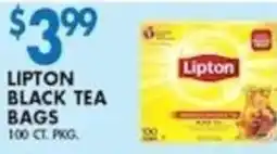 Associated Lipton black tea bags offer