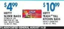Associated Hefty slider bags offer