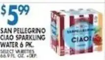 Associated San Pellegrino Ciao Sparkling Water offer