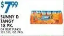 Associated Sunny D Tangy offer