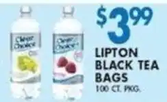 Associated Lipton black tea bags offer