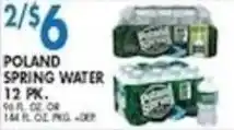 Associated Poland spring water offer