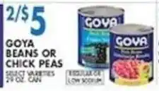 Associated Goya beans or chick peas offer