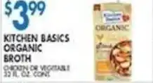 Associated Kitchen basics organic broth offer