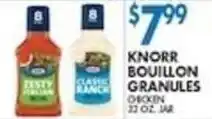 Associated Knorr bouillon granules offer