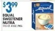 Associated Equal Sweetener Nutra offer