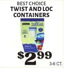 Harter House Best Choice Twist And Loc Containers offer